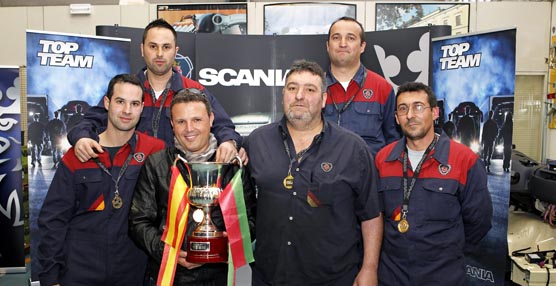 Scania Ib&eacute;rica compite para ganar el premio de mejor equipo de servicios de Scania