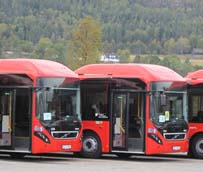 Noruega compra 17 autobuses híbridos de Volvo