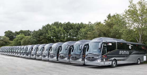 Volvo entrega 21 nuevos autobuses del modelo B11R al Grupo Samar