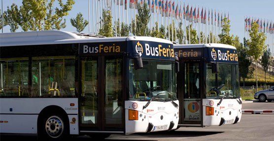 Autobuses pertenecientes al IFEMA de Madrid