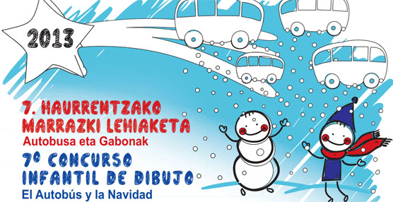 VII Concurso Infantil de Dibujo &ldquo;El autob&uacute;s y la Navidad&rdquo; organizado por Dbus y el Mercado de San Mart&iacute;n