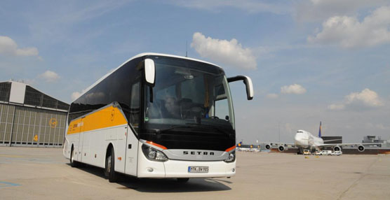 Lufthansa adquiere varios autobuses Setra ComfortClass 500 para la ruta de Estrasburgo al aeropuerto de Frankfurt