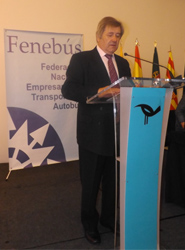 El presidente de Fenebús, Juan José Calvo.