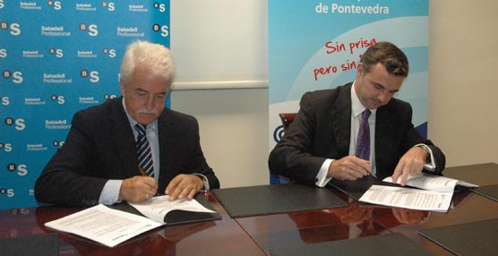 SabadellAtl&aacute;ntico firma un convenio con la Asociaci&oacute;n de Empresarios de Transportes de mercanc&iacute;as de Pontevedra