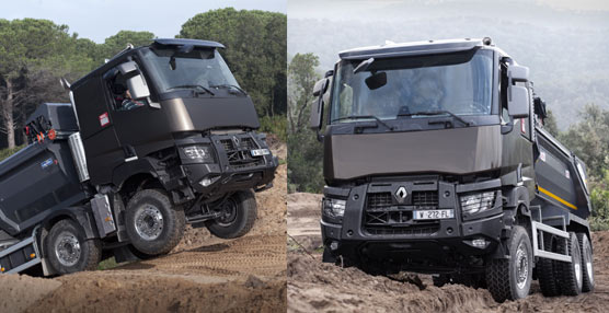 La construcci&oacute;n no tiene secretos para los modelos de las nuevas gamas C y K de Renault Trucks