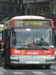 Autobús de EMT Valencia.