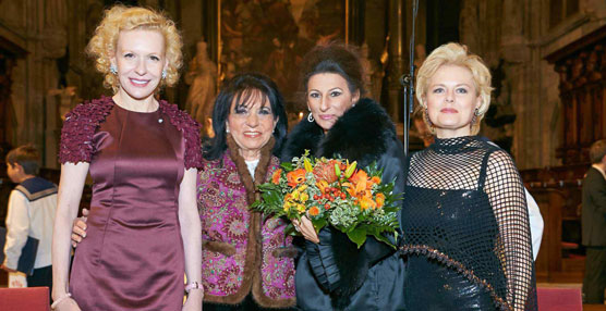 Convocado por Regine Sixt, el concierto reunió a artistas como la soprano Ildiko Raimondi y la estrella siciliana Lucía Aliberti.