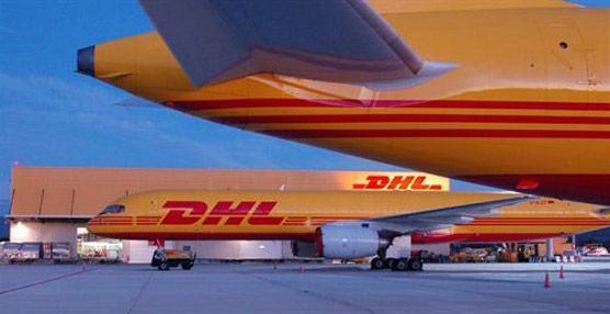 Medios de distribución de DHL.