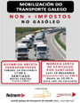 Las asociaciones integrantes del Comité Galego de Transportes se movilizarán el lunes 16 por el céntimo sanitario