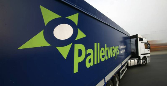 Camión de Palletways.