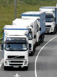 La UPTA teme que la caída del sector del transporte de mercancías tenga duros efectos sobre los autónomos