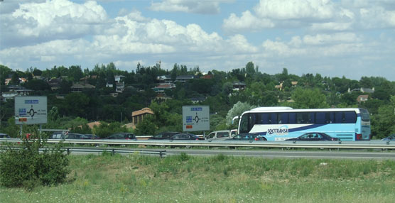 Autobús en ruta.