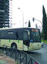 Bus del Consorcio de Transporte Metropolitano de Huelva.
