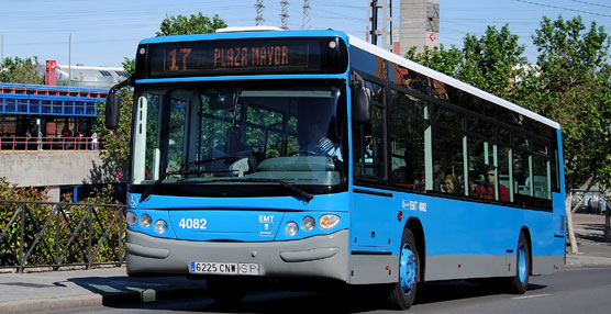 Autobús de la linea 17 de EMT Madrid.