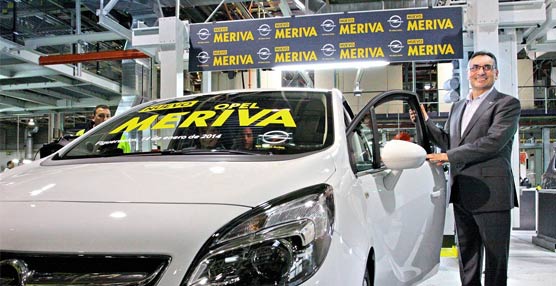 La planta de Opel en Figueruelas celebra la salida de la l&iacute;nea de producci&oacute;n del primer Nuevo Meriva