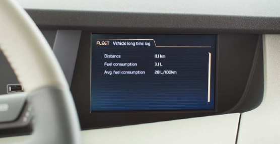 La aplicación de Volvo aporta datos fundamentales para el ahorro en carretera.
