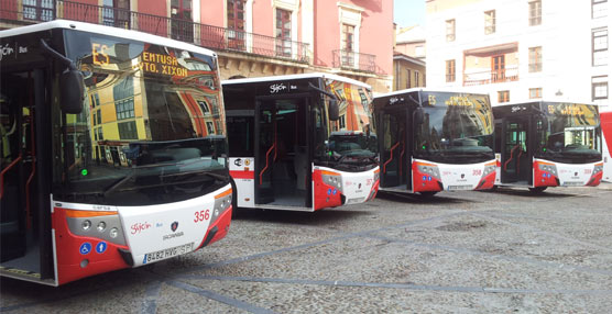 Las nuevas unidades Scania de EMTUSA.