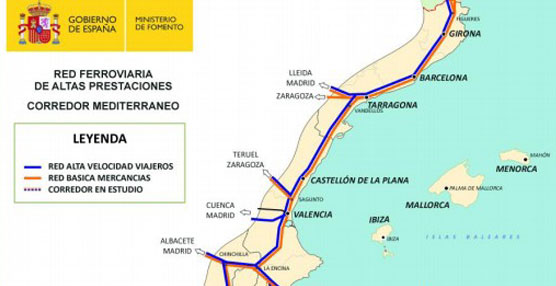 EL Ministerio de Fomento inicia las obras del Corredor Mediterráneo en la Comunidad Valenciana