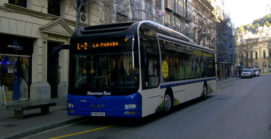 El Lion’s City Híbrido de MAN estará una semana en los servicios urbanos de Manresa y otras semana en los de Granollers. 