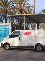 ASM ha querido sumarse al proyecto piloto 'Micro distribución de mercancias' del Ayuntamiento de Barcelona.
