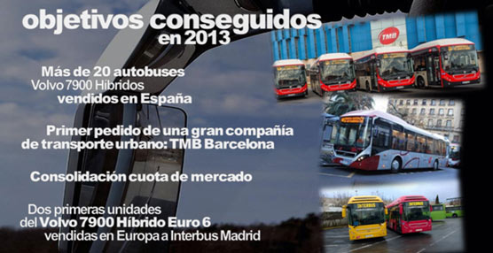 Volvo Buses cierra 2013 con una penetración del 15,6%, consolidándose en interurbano y creciendo en urbano