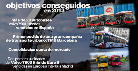 Volvo Buses cierra 2013 con una penetraci&oacute;n del 15,6%, consolid&aacute;ndose en interurbano y creciendo en urbano