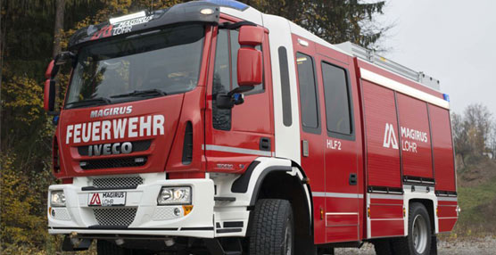 Iveco Magirus muestra sus innovaciones para la lucha contra incendios forestales en el sal&oacute;n Sicur 2014