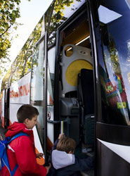 Bruselas investigará el transporte escolar en Aragón.