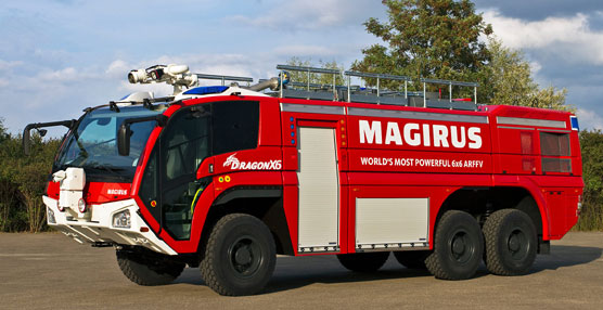 Iveco Magirus suministrará a AENA siete nuevas unidades del camión contraincendios Dragon 6x6