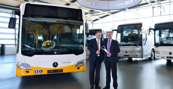 Mercedes-Benz entrega la unidad n&uacute;mero 1.000 de su autob&uacute;s urbano Citaro equipado con tecnolog&iacute;a Euro VI