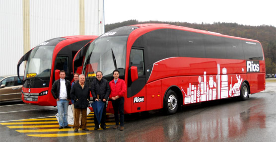 El carrocero Sunsundegui hace entrega a la empresa murcuana Selecta Rios de dos unidades de SC7 de 13 metros