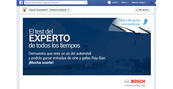 Bosch pone a prueba los conocimientos sobre el automóvil con el concurso en Facebook ‘Experto de todos los tiempos’