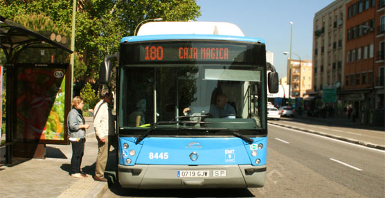 La línea 180 prestará servicio entre los días 2 y 11 de mayo, ambos inclusive, para facilitar el acceso de los aficionados al recinto deportivo Caja Mágica.