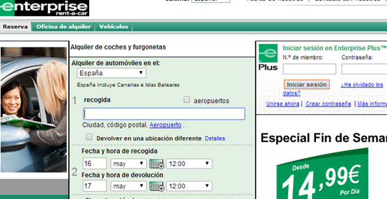 Enterprise Rent-A-Car ha firmado un acuerdo de colaboración con empresas de gestión de viajes