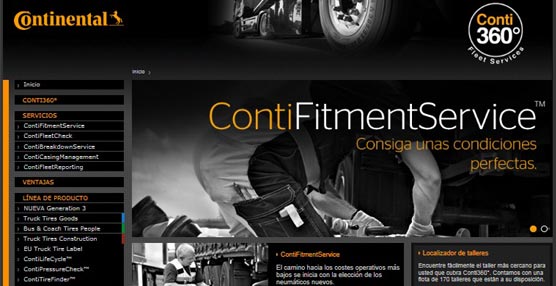 Continental estrena p&aacute;gina web para Conti360&deg; Fleet Services, su oferta &lsquo;full service&rsquo; para flotas de camiones