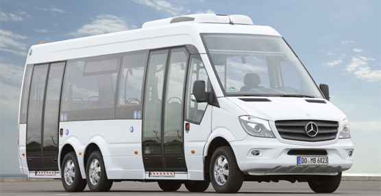 Mercedes ultima la serie de minibuses Sprinter con motores Euro 6 AdBlue: transporte de viajeros a voluntad