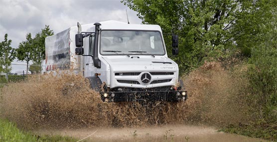 El modelo cross-country Unimog de Mercedes.