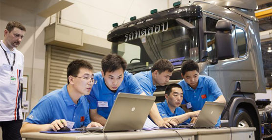 8.000 técnicos de 60 países participan en el evento. Foto Scania.