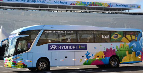 Continental suministra los neumáticos ContiGol de tercera generación para los autobuses de los equipos del Mundial