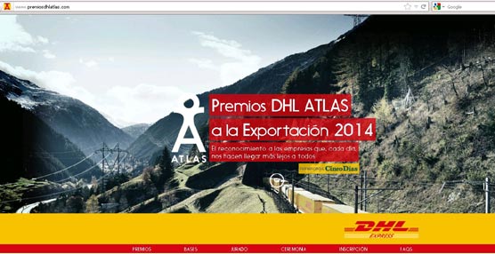 Hasta el 25 de septiembre puede presentarse las solicitudes a los premios ATLAS a la exportaci&oacute;n 2014 de DHL