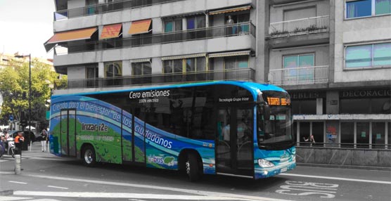 El primer autob&uacute;s el&eacute;ctrico de Irizar, presentado en San Sebasti&aacute;n, se incorpora a las l&iacute;neas urbanas de Dbus