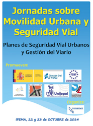 Las Jornadas Sobre Movilidad Urbana y Seguridad Vial se celebran los próximos 22 y 23 de octubre en Madrid