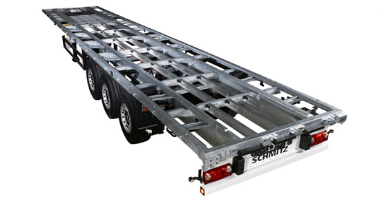 Schmitz Cargobull desarrolla un nuevo chasis modular que se distingue por tener un perfil laminado