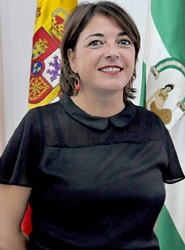 La consejera, Elena Cortés.