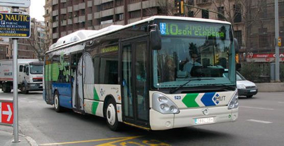 Autobús en Palma de Mallorca.