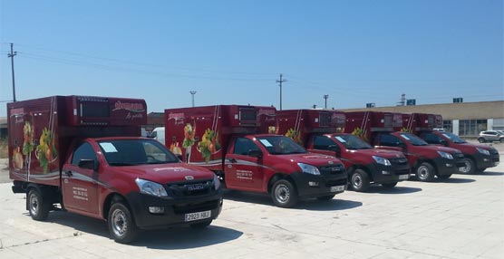 La empresa de renting Fraikin entrega 11 unidades Isuzu a la multinacional de distribuci&oacute;n de alimentos Eismann