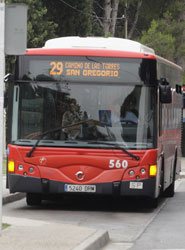 Autobús de Zaragoza.