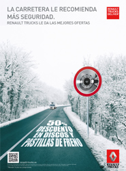 La Campaña de Seguridad en Invierno de Renault Trucks apuesta por la prevención y el ahorro en carretera