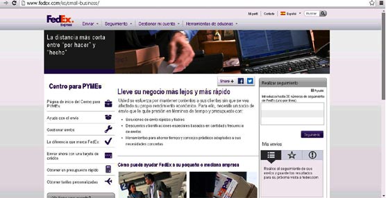 FedEx lanza el Small Business Center en Espa&ntilde;a, plataforma online dirigida a peque&ntilde;as y medianas empresas