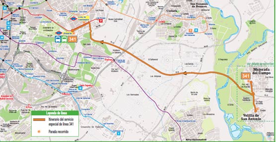 Un servicio expr&eacute;s de autob&uacute;s unir&aacute; Velilla de San Antonio y Mejorada del Campo con Madrid